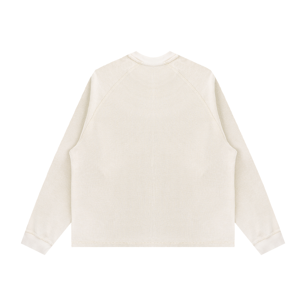 Belmonte Nel Mondo Di Boxy Waffle Sweatshirt