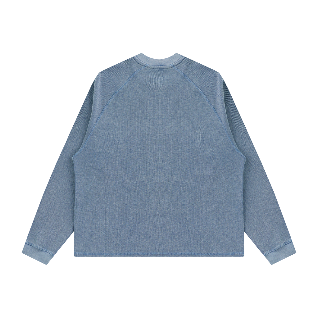Belmonte Nel Mondo Di Boxy Waffle Sweatshirt